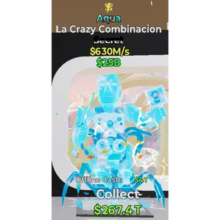 Fortnite Steal the Brainrot [Aqua La crazy cobinacion] 630 m/s 1 trait