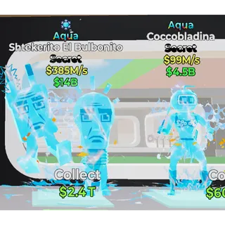 Fortnite Steal the Brainrot Aqua Shtekerito El Bulbonito Aqua Coccobladina Bundle