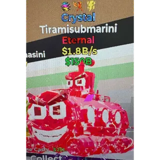 Fortnite Steal the Brainrot Crystal Tiramisubmarini 1.8B/s 3trait