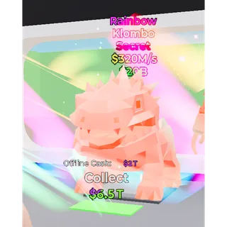 Fortnite Steal the Brainrot Rainbow Klombo 320m/s