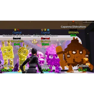 Fortnite Steal the Brainrot Crystal Burguro dan Fryuro 3traited Bundle