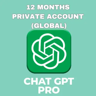 ChatGPT Pro 12 Months - Private Account (Global)