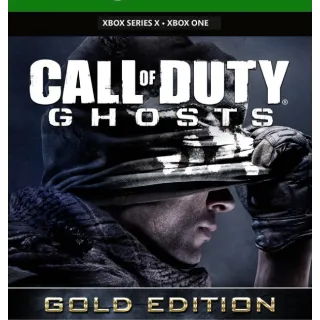 Call of Duty Ghosts Gold Edition XBOX One Series