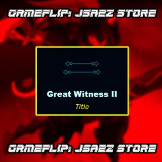 Brawlhalla Great Witness II Title