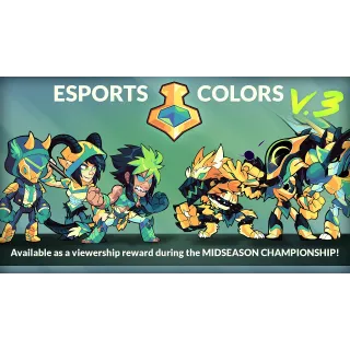 Brawlhalla Esports Colors V3 (x15)
