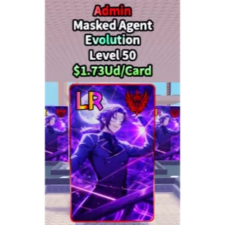 Admin Masked Agent - Anime card farm