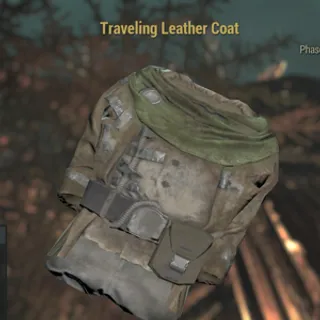 Traveling Leather Coat