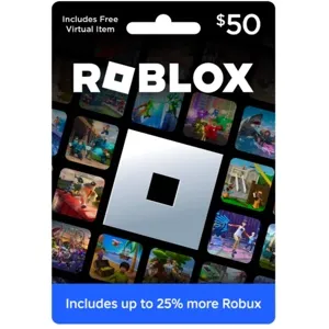 $50.00 USD Roblox Gift Card