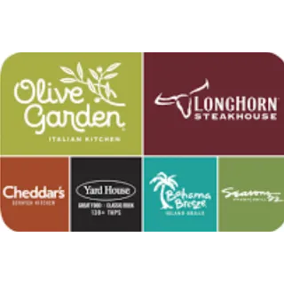 $45 Darden | Olive Garden | Longhorn Steakhouse | Yard House | The Capital Grille | Seasons 52 (Instant Delivery)