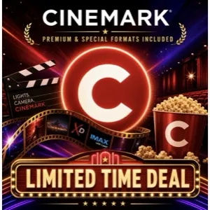18x Cinemark Movie Tickets (Special Events/Premium Formats Included)