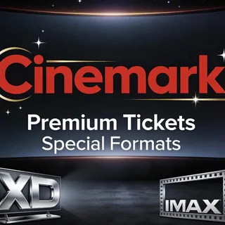 2x Cinemark Movie Tickets (Special Formats/premium tickets Included)