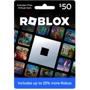 $50.00 USD Roblox Gift Card