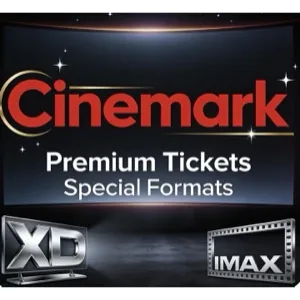 3x Cinemark Movie Tickets (Special Formats/premium tickets Included)