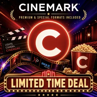 5x Cinemark Movie Tickets (Special Events/Premium Formats Included)