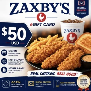 $50.00 Zaxby’s Gift Card