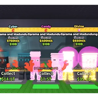 3 Mutated Garamas