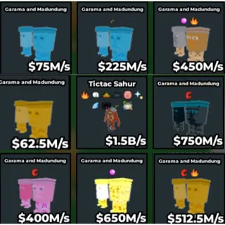 Garama Bundle + Rare 1.5B/s TicTac