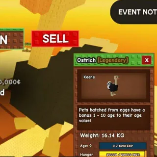 93.44kg at Aage 100 Godly Colossal Titanic Ostrich