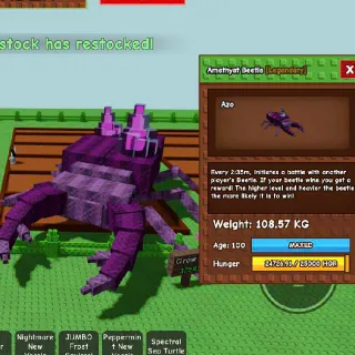 108.57 Godly Amethyst Beetle - Flash Sale