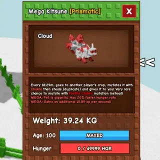 Mega Kitsune 39.24kg