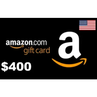 $400.00 USD Amazon.com Auto delivery  