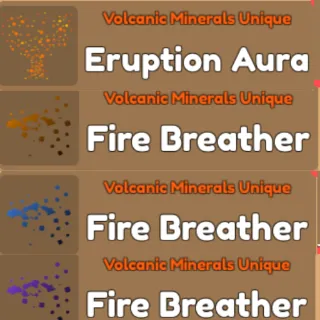 4x Volcanic Accessories