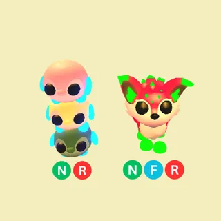 NR Dango Penguins + NFR Dragonfruit 