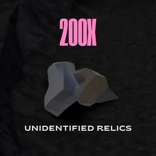 200x Unidentified Relics