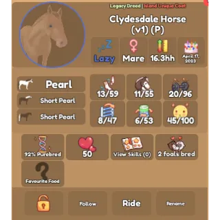 PEARL CLYDESDALE [V1]