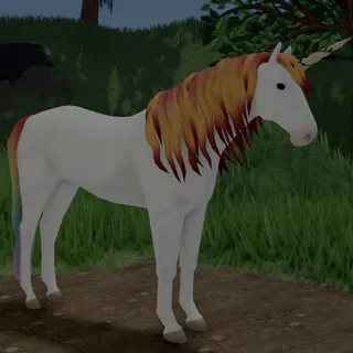 [Horned] [RC] White Thoroughbred