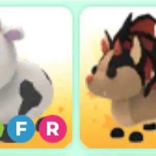 NFR Cow & FR Bat Dragon