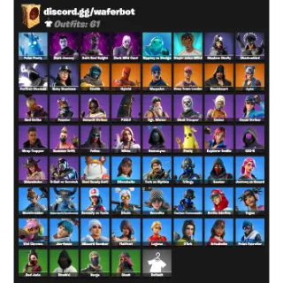 61 SKINS + OG STW FORTNITE ACCOUNT