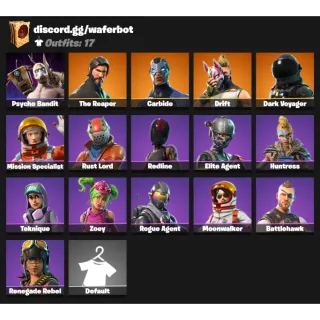 17SK THE REAPER FORTNITE NFA ACCOUNT