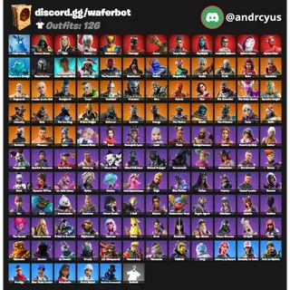 126 SKINS + OMEGA FORTNITE ACCOUNT