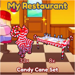 Candy Cane Set 8x My Restaurant
