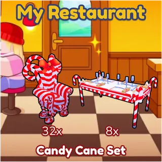 Candy Cane Set 8x My Restaurant