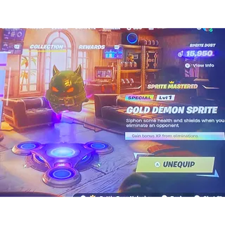 Fortnite: Gold Demon Sprite