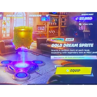 Fortnite: Gold Dream Sprite