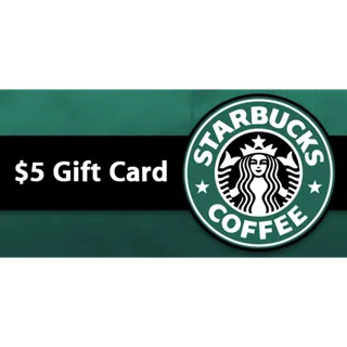 $5.00 Starbucks