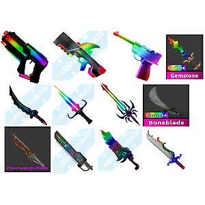 Bundle X1 All Chroma In Mm2 In Game Items Gameflip - other chroma boneblade mm2 roblox in game items