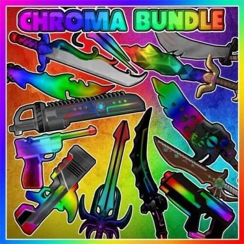 Bundle X1 All Chroma In Mm2 In Game Items Gameflip - roblox mm2 chroma fang