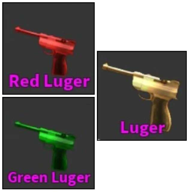 Bundle | MM2  1X LUGER SET  - In-Game Items - Gameflip