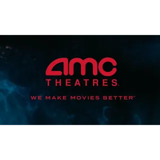 Amc Theatres $100.00 USD Giftcard
