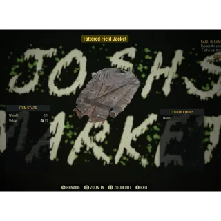 Tattered field jacket