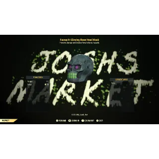 Glowing Bone Head Mask