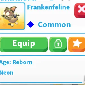 neon frankenfeline roblo