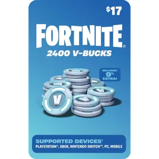 Fortnite Card 2400 V-Bucks