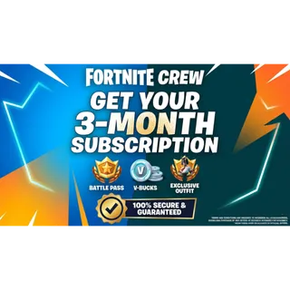 Fortnite Crew 3 Months | Xbox Linkab
