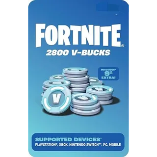 Fortnite Card 2800 VBucks