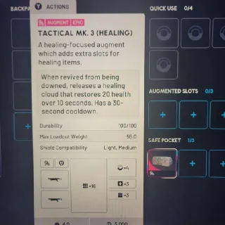 Tactical MK. 3 (Healing)